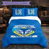 Warrington Wolves Pattern Microfiber 3Pcs Bedding Set Decor Duvet Cover Set For Bedroom Home Use