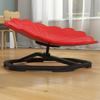 Flower-Shaped Sensory Spinning Chair with Non-Slip Base for Balance/Coordination, Red