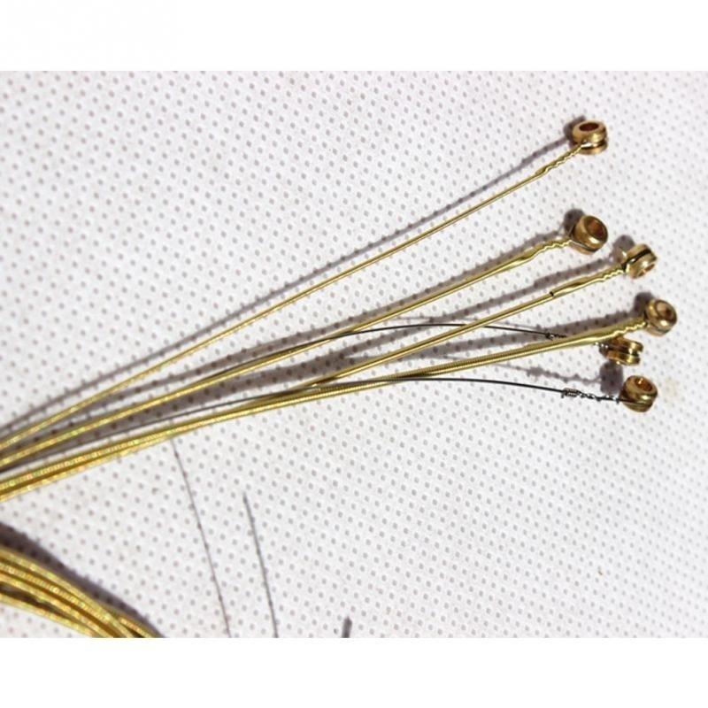 6 Pcs/set  2018 Newest Acoustic Guitar Steel Strings Gauge Set of Wooden Guitar Guitar Strings  Brass