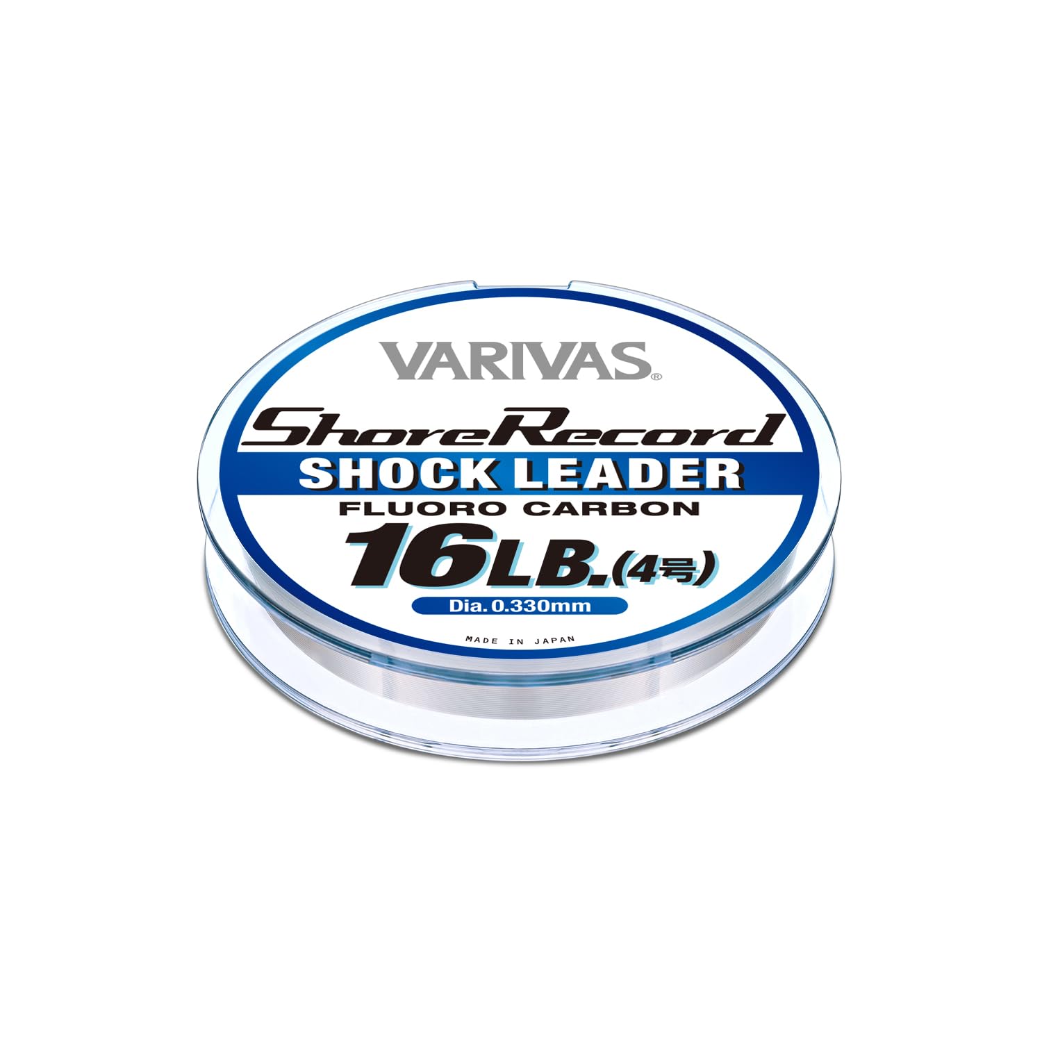 

VARIVAS Shore Record Shock 16lb Leader, Fluorocarbon, 30m, (4)