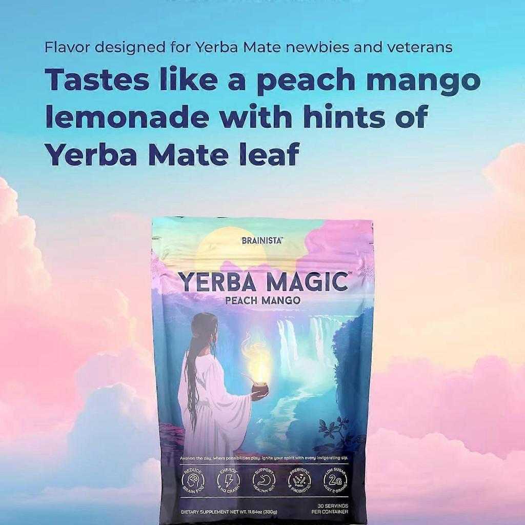 Yerba Magic Peach Mango Nutrition Drinks & Shakes