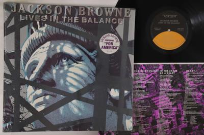 LP Record JACKSON BROWNE - Lives In The Balance 604571 ASYLUM 1986 US Rock Used