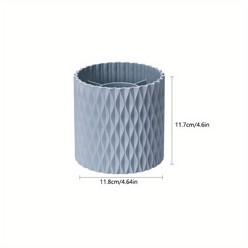 11,8 x 11,8 x 11,8 cm, 1 Stück, um 360 Grad drehbarer Make-up-Pinsel- und Stifte-Organizer mit großer Kapazität, multifunktionaler Halterbecher zur Aufbewahrung von Lippenstift und Augenbrauenstift.