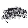 G40 27LED Solar String Lights with 4 Lighting Modes IP65 Garden Courtyard Lawn Festival Party Decor