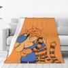 Custom Dogs Wallpaper Blanket Soft Fleece Autumn Warm Flannel Funny Manga Cartoon Throw Blankets For Sofa Travel Bedding Quilt