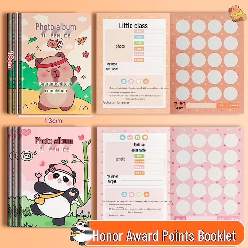 Primary School Reward Collection Book: Points, Medals, Stickers, and Stamps for Kids
