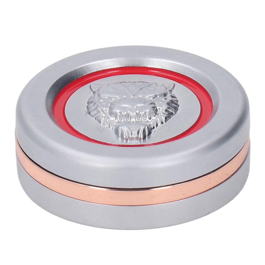 Push Coin Slider 3 Layers Round Shape Stress Relief Crisp Sound Rotation Magnetic Fingertip Slider