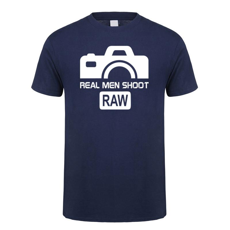 I Shoot Raw T Shirt Camera Unisexs Cotton Short Sleeve Photography Tshirt Funny Cool Top Tees