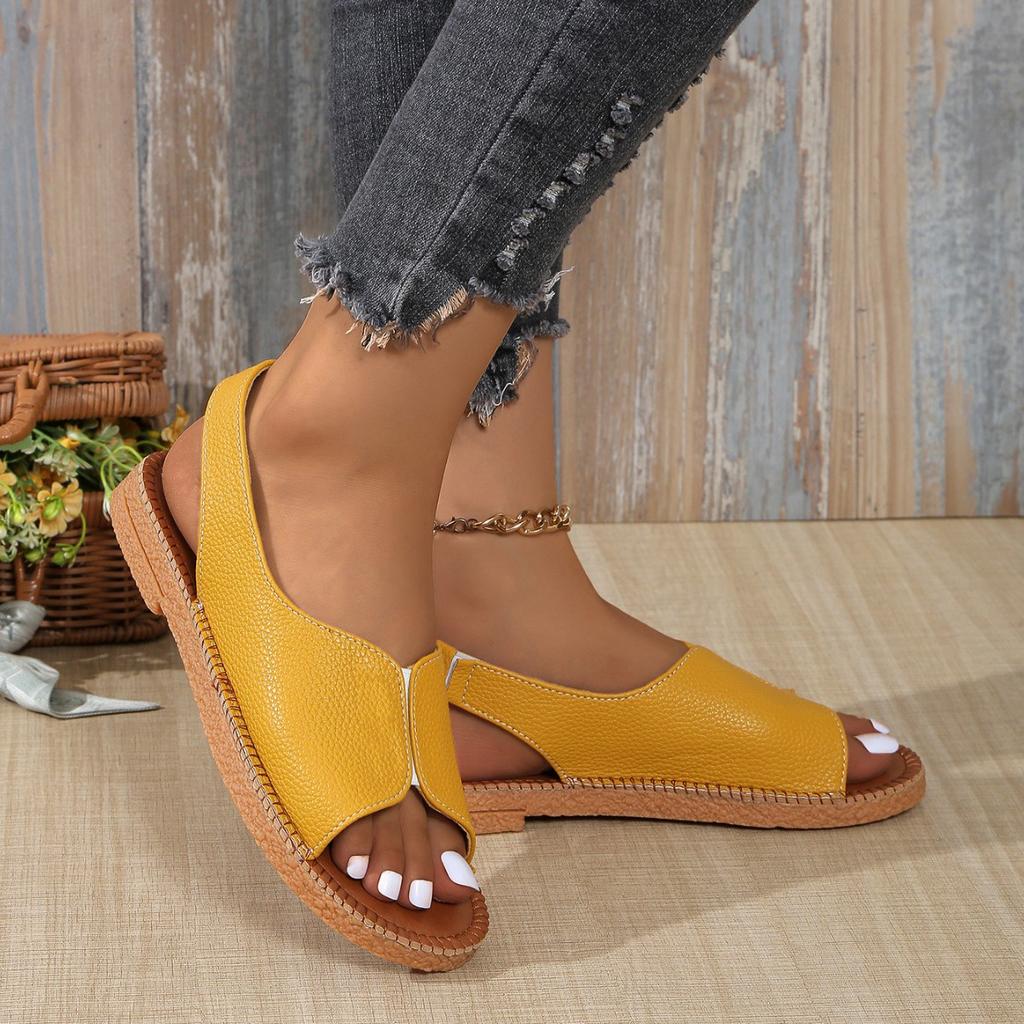 Plus-size Women's Shoes Casual Sandals Comfortable and Breathable Soft Soled Sandals
