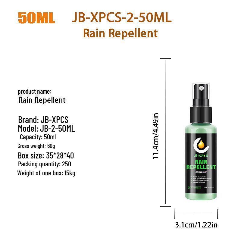 JB-XPCS-2 Windshield Nano Coating: Rain Repellent & Waterproof Spray