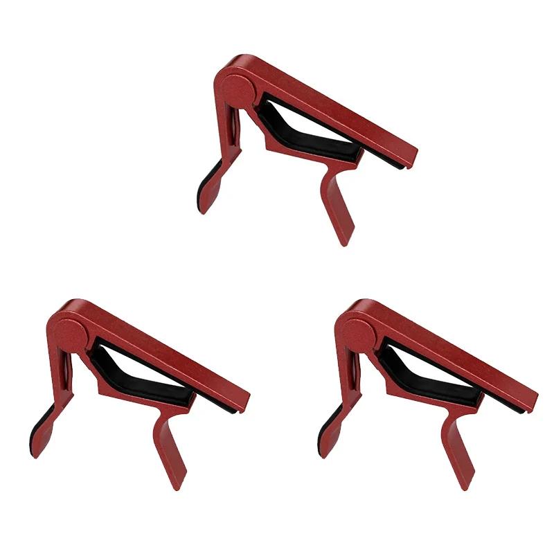 Guitar Capo for Acoustic and Electric Guitars Single Handed Capos Black