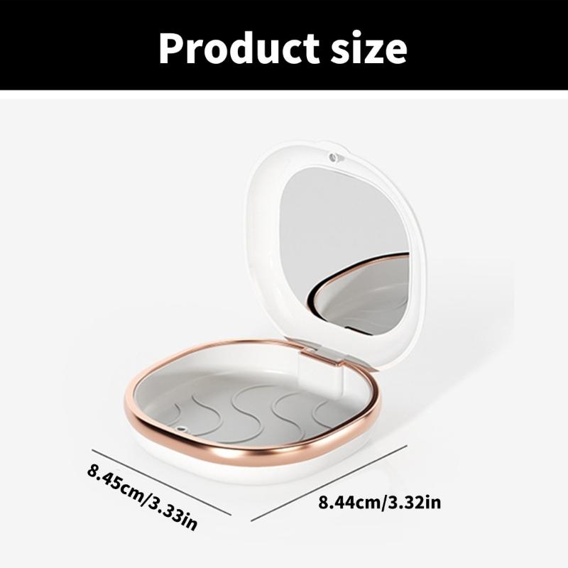 Portable Retainer Case Denture Case,Mouth Guard Case with Mirror Teeth Aligner Case Mouth Guard Case Easy To Use Gifts