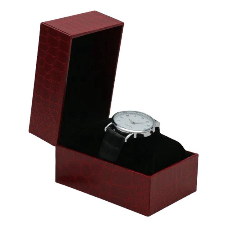 Caja de Reloj Minimalista: Caja de Exhibición para Reloj de Pulsera Individual, Regalo y Almacenamiento de Joyería