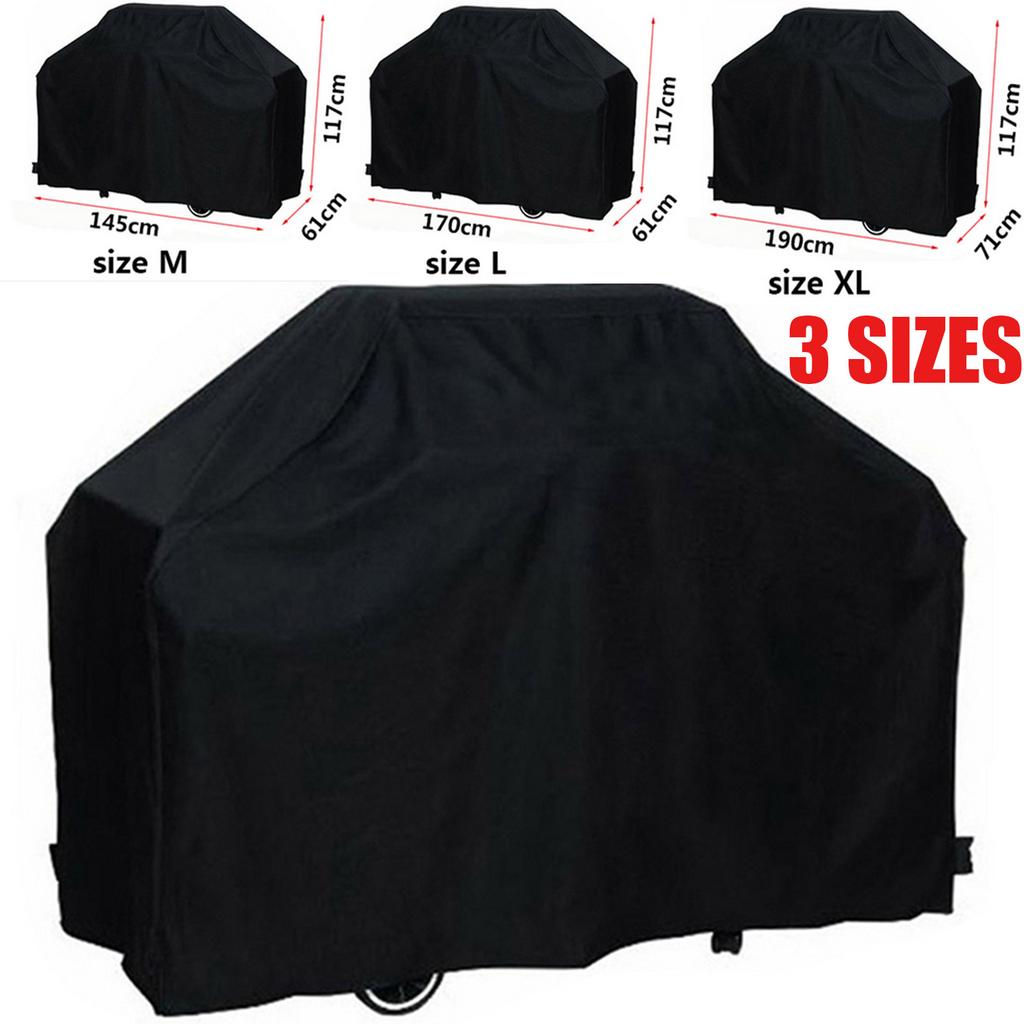 Bbq Grill Cover Heavy Duty Oxford Cloth Waterproof Outdoor Patio Barbecue Smoker Protective Cover 150x100x125cm