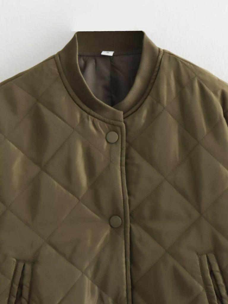 Europäische & Amerikanische Damen Freizeit Baumwoll Bomberjacke für Frühling & Herbst