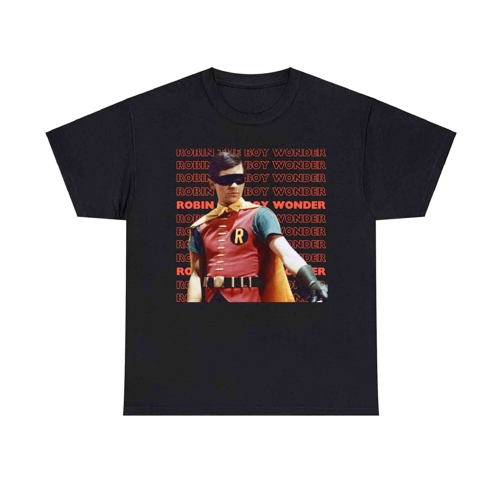 

Robin the Boy Wonder Unisex Heavy Cotton Tee, Burt Ward, Batman and Robin S