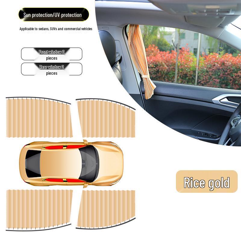 Magnetic Car Sunshade - Universal Heat Insulation & UV Protection for Side Windows