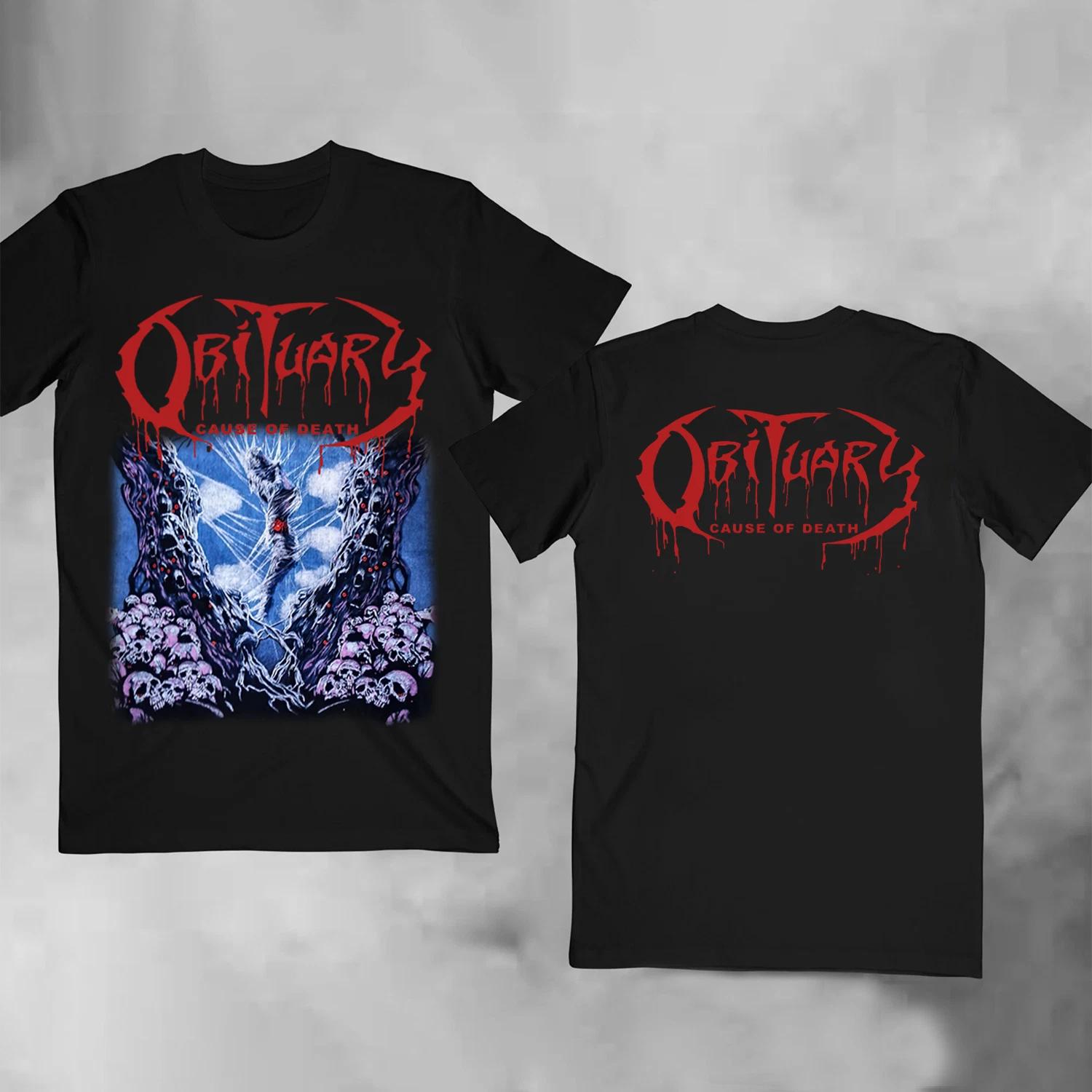 New D T G t-shirt - OBITUARY - Cause of Death - Tee 2XL
