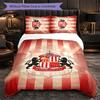 Biancheria da letto a tema Sunderland Set 3 pezzi Copripiumino Biancheria da letto decorativa per camera da adolescente Decorazione per la casa