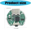 Two Mode Flashlight Driver Board For 10W LEDs Featuring USB Charging Circuit And Manual Switches Design
