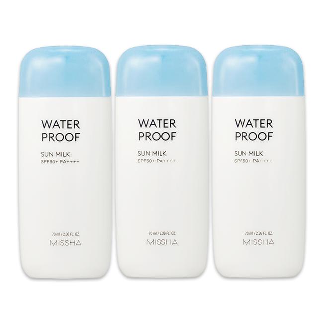 MISSHA Leche Protectora Solar Todo Alrededor Segura EX SPF50+ PA+++ 70ml (Esencia / Resistente al Agua / Acabado Suave) (10 Opciones)