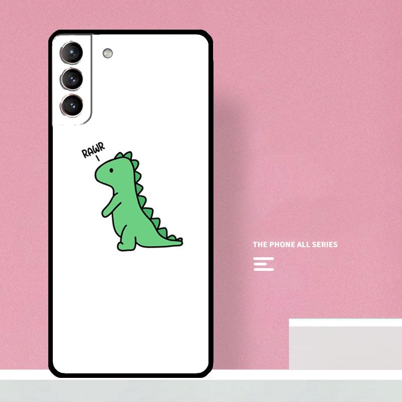 Cute Dino Aesthetic Dinosaur Phone Case For Samsung Galaxy S24 Ultra S20 S21 S22 S23 S25 Plus S9 S10 S24 FE Cover Coque