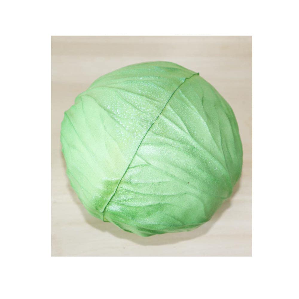 GuCra Lifelike Vegetable Model Food Sample Cabbage, 2-Pack
