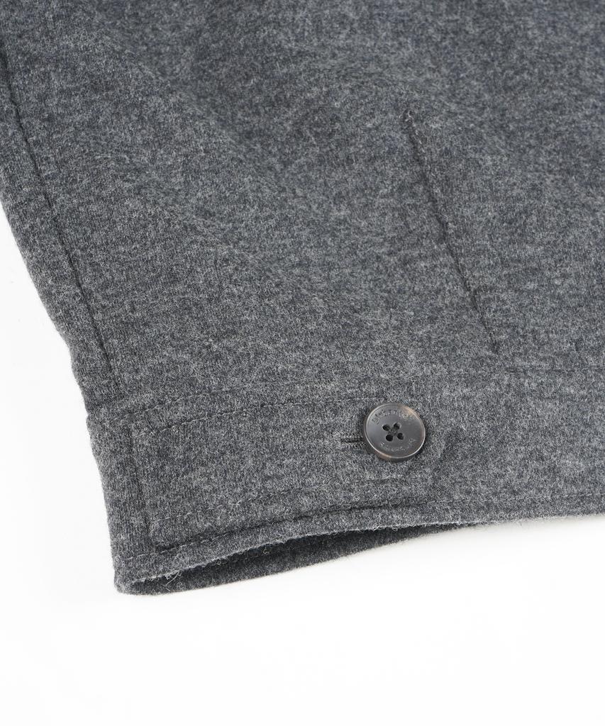 Birbante Wool Blend Blouson Jacket - Grey