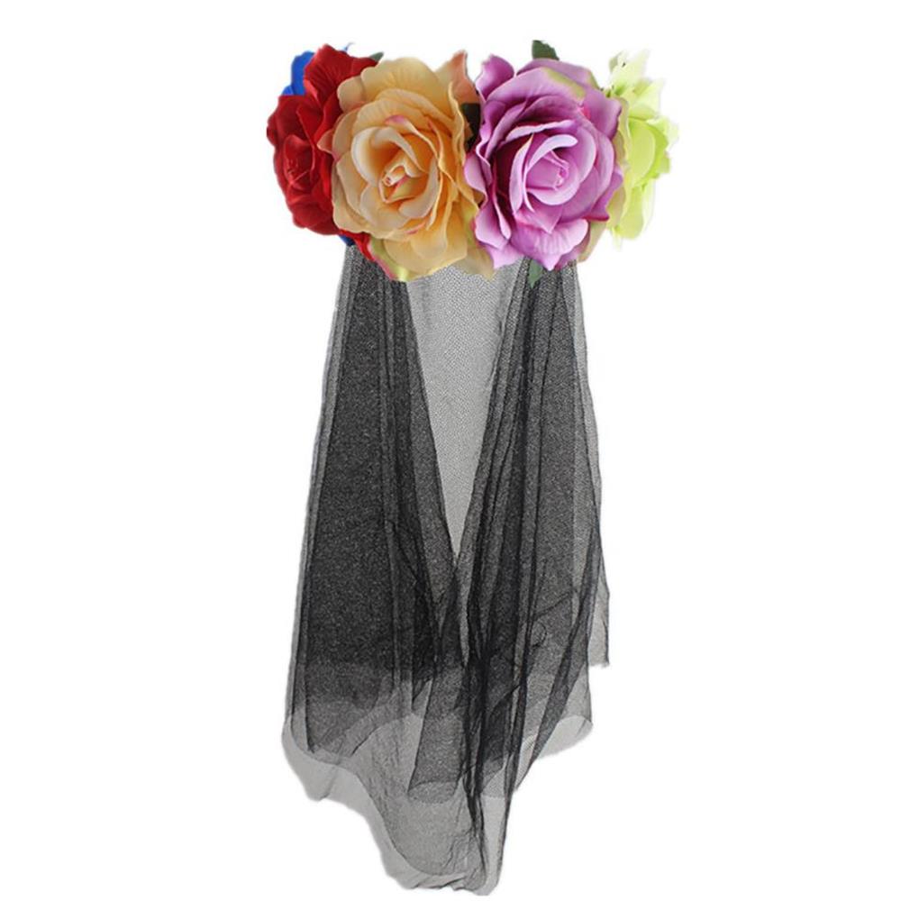 Hallowen Headdress Ladies Girls Stage Performace Parts Decortive Role Player Props Elements Hair Accessories Supplies