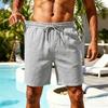 Pantalones Cortos Deportivos Casuales de Secado Rápido para Hombre para la Playa con Cintura Elástica Cordón y Bolsillos Tejido Ligero Transpirable para Actividades al Aire Libre
