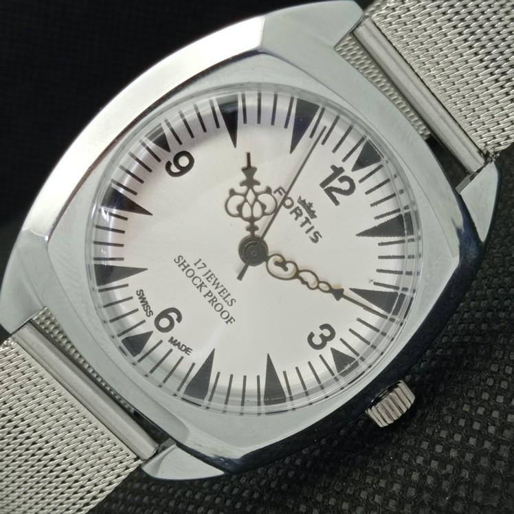 

ВОССТАНОВЛЕННЫЕ ШВЕЙЦАРСКИЕ МУЖСКИЕ НАРУЧНЫЕ ЧАСЫ FORTIS WINDING СЕРЕБРЯНЫЙ ЦИФЕРБЛАТ 622b-a416657-2 lot622b-a416657