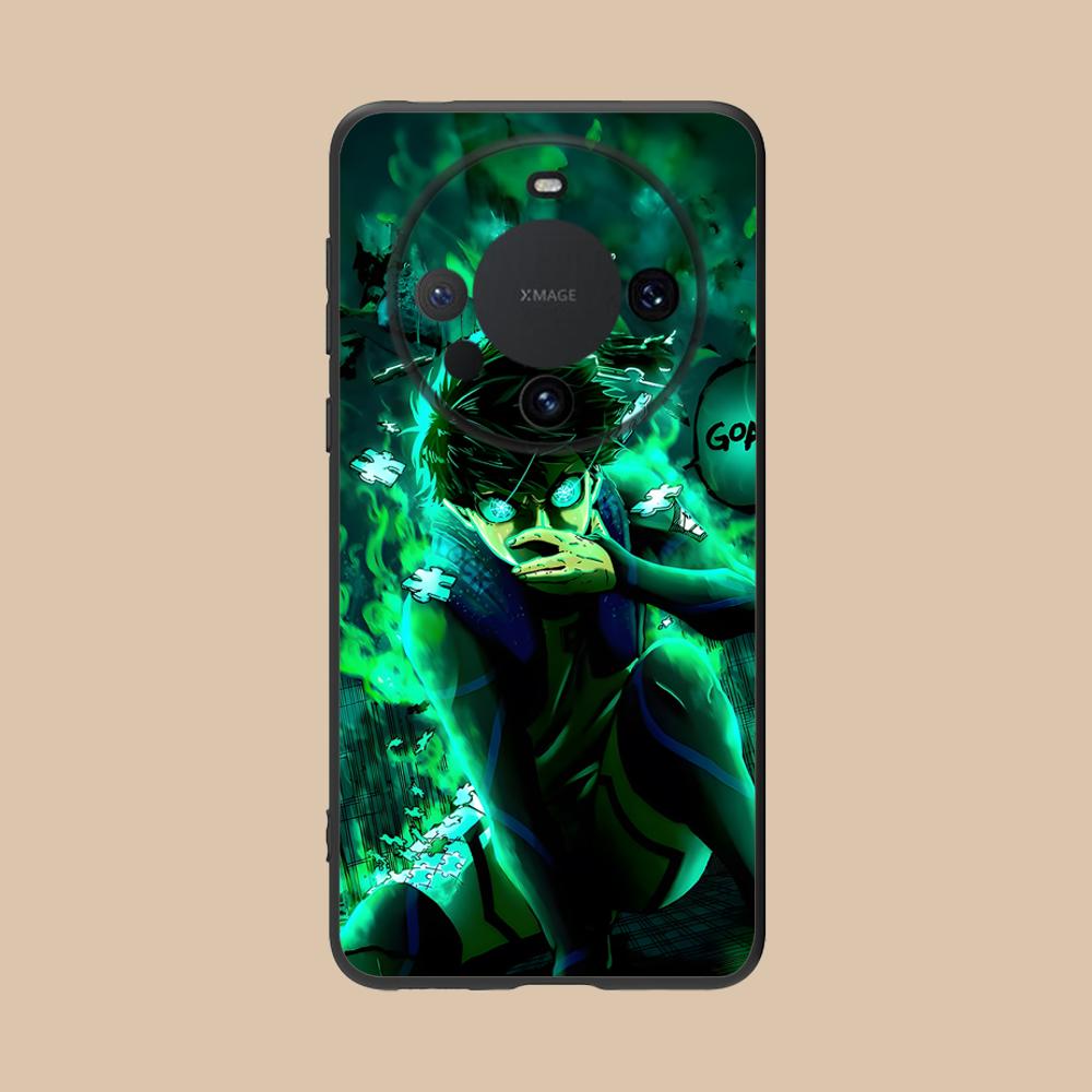 Blue Lock Isagi Yoichi Matte TPU Mobile Phone Case for Huawei Mate 60 50 40 30 20 10 Pro Plus Lite E 5G Colorful Printing Cover Huawei Mate 10 Lite