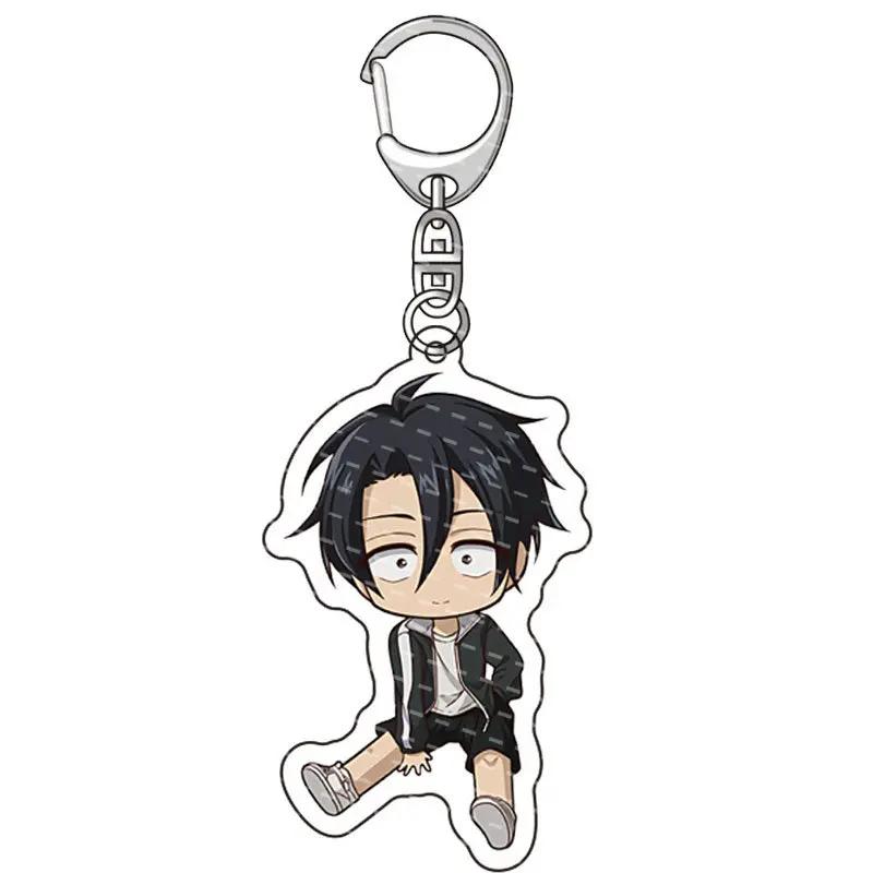 Anime Call of The Night Keychain Cosplay Nanakusa Nazuna Yamori Ko Kikyo Seri Hirata Nico Cute Figures Acrylic Keyring Bag Charm
