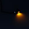 High Performances LED Motorcycle Turn Signal Lights Round Design Metal Body Enhanced Night Visibility Quick Mount