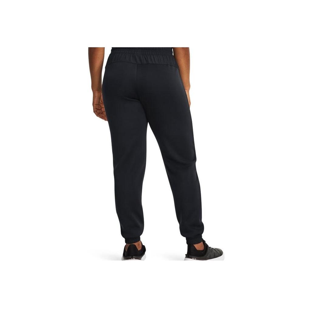 Under Armour Solid Color Training Joggers Women Bottoms Black 1382286-001