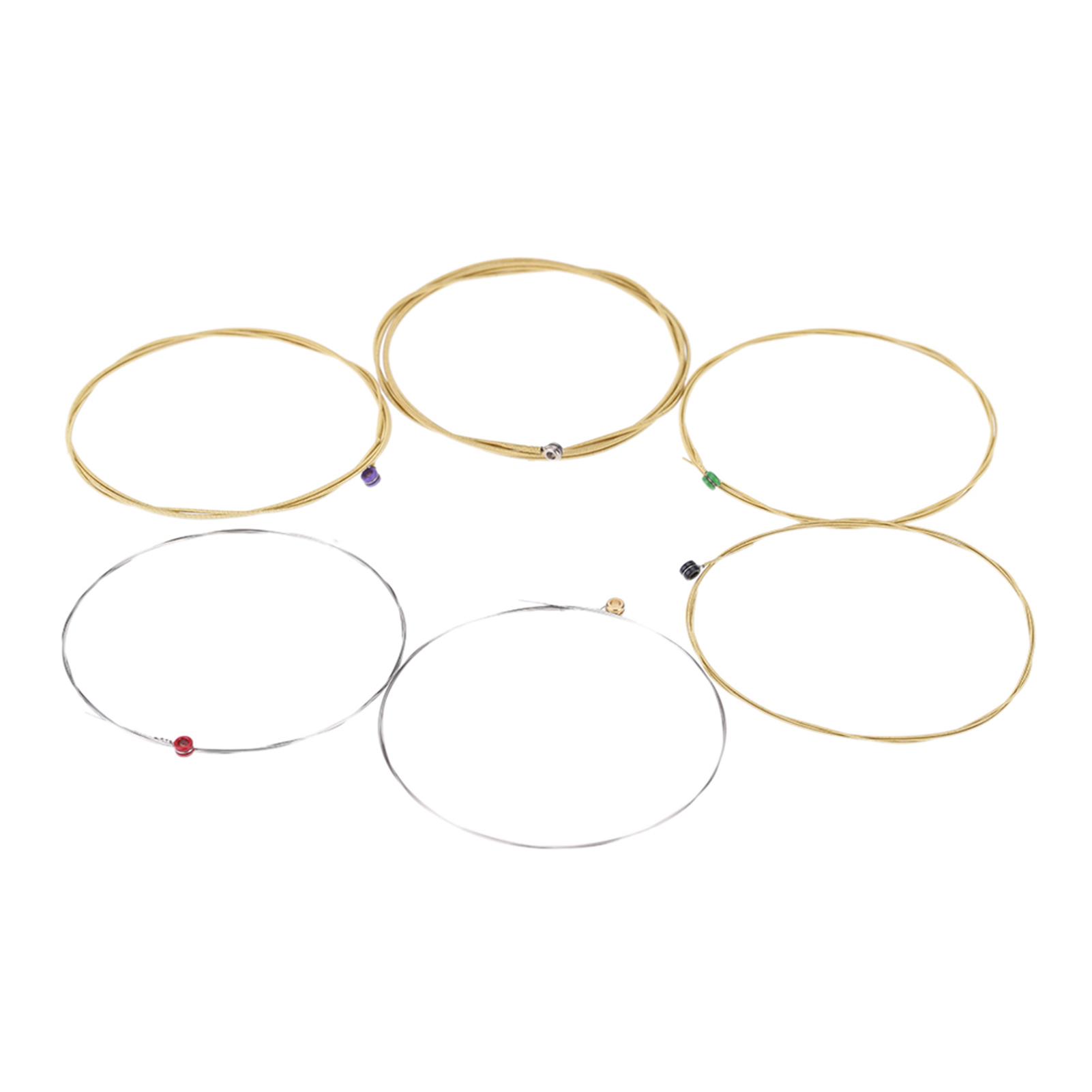 

Orphee TX640 6pcs Acoustic Folk Guitar String Set (.012 .053) Phosphor Bronze Medium Tension