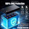 EU Local Stock 12.8V 150Ah Lithium Battery 100A BMS LiFePO4 Cell for Off-Grid Energy Storage