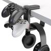 Adelphos Headphone 2 Desk Hanging Rotating Headphone Controller Cable HEAD1 Stand, Controllers, Clamp, 360° Hanger, Stand, Storage, (2 Pieces)