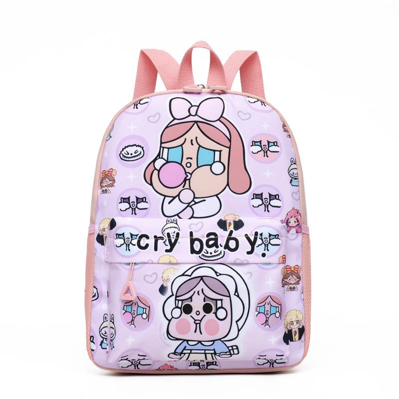 Backpack Pattern Crybaby Cartoon Large Capacity Waterproof Children School Bag
