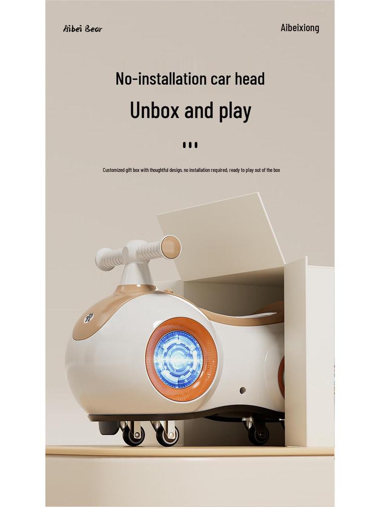 Celebritami schválené chodítko a balanční kolo pro miminka: Tiché, protipádové twist auto pro děti ve věku 1-3 roky