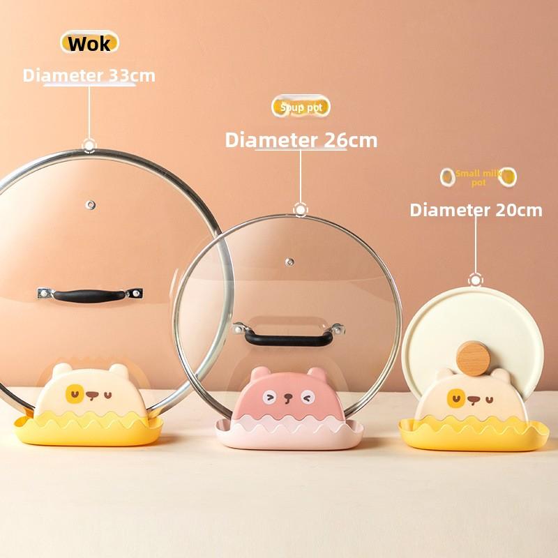 Neuer Küchen-Topfdeckel- und Spatelhalter zur Aufbewahrung auf der Arbeitsplatte