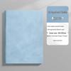 Custom Logo A5 Soft Leather Notebook - Business Meeting Diary with Buckle Cover for Adults
