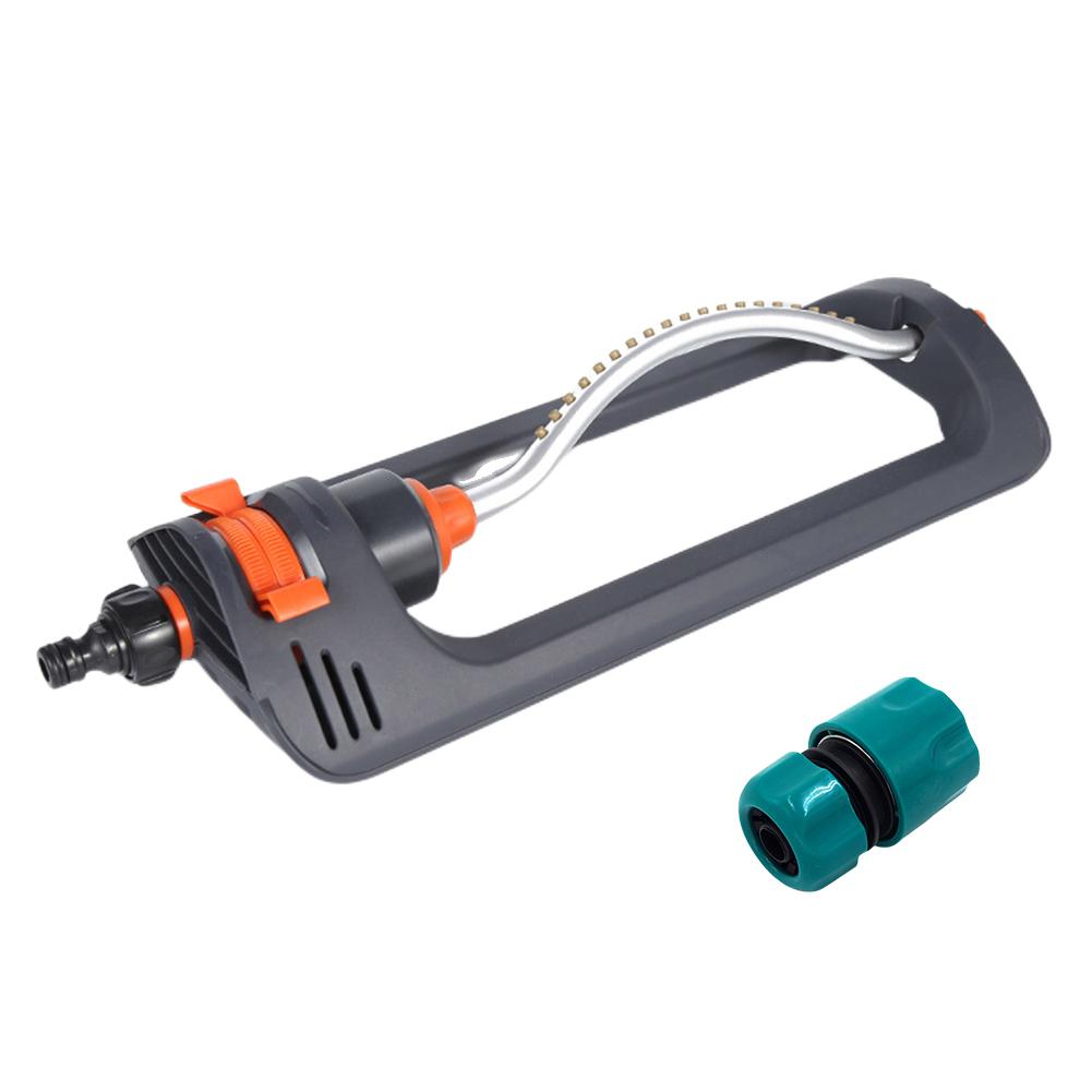 Automatic Oscillating Sprinkler 4 Modes Swing Irrigation Water Sprayer with 3/4in Connector Yard Garden Lawn Watering Tool
