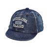 Cappellino da Baseball in Denim con Ricamo di Lettere per Bambini Primavera 2026 - Unisex per Neonati, Casual, con Visiera Morbida, Cappello alla Moda