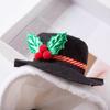 Festives Dog Snowmen Suit Fleece Lined Winter Clothing With Hat Scarf For 5 15kg Pet Holiday Celebration
