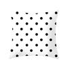 Simple Style Home Decoration Abstract Geometric Grid Black and White Lines Light Luxury Sofa Waist Support Pillow Cover Cushion