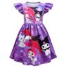 Summer Cartoon Sanrio Kuromi Kuromi Cute Princess Dress Digital 3D Printed Kids Dress Dress