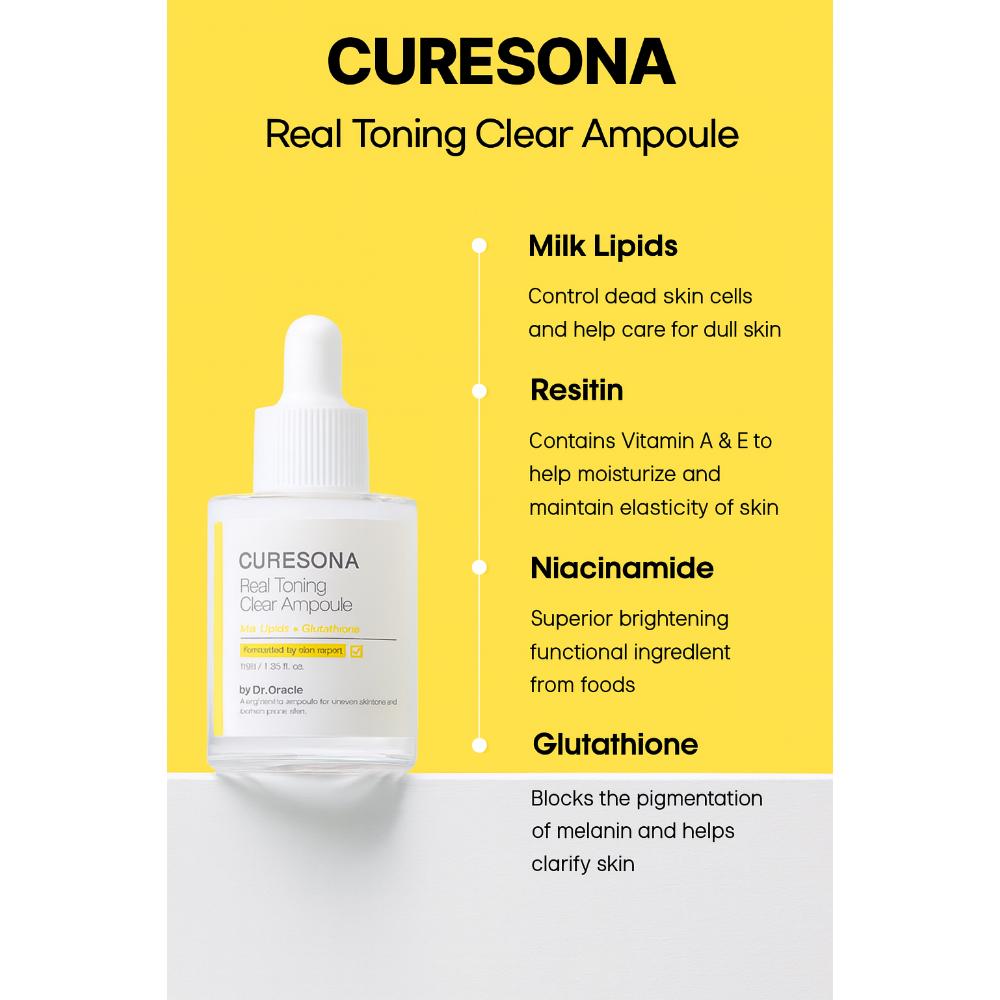 

DR. ORACLE Curesona Real Toning Clear Ampoule (40ml)