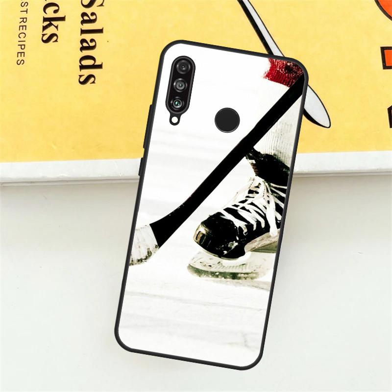 Hockey Stick and Puck For Huawei Nova 12i 7i 8i 11i Y73 Y72 Y61 Y91 Y90 Y70 Y60 9 10 SE 11 Pro P30 P40 Lite Case