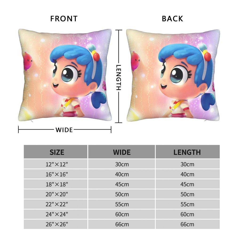 True Rainbows Kingdoms Cartoon Pillowcase Polyester Cushion Cover Gift  Pillow Case Cover Home Square 45X45cm
